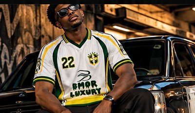 BMOR jersey streetwear campaign