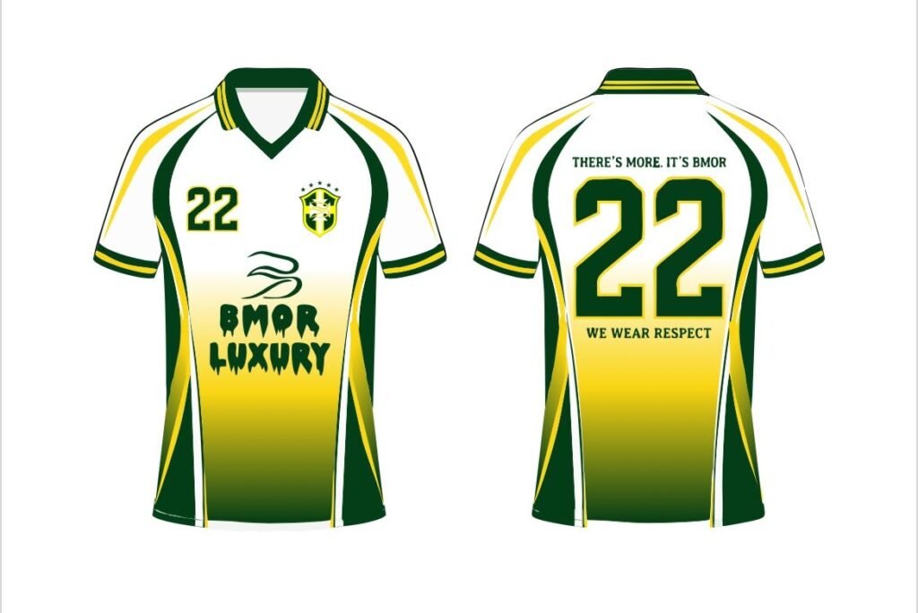 BMOR Statement Jersey — White & Green
